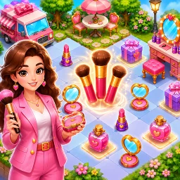 Merge 3 Makeover - Merge Games icon