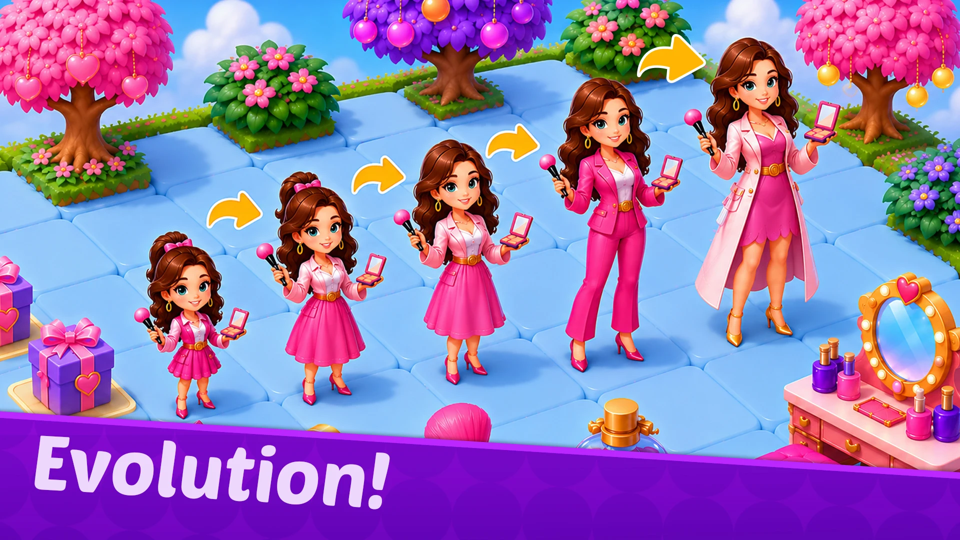Merge 3 Makeover - Merge Games screenshot